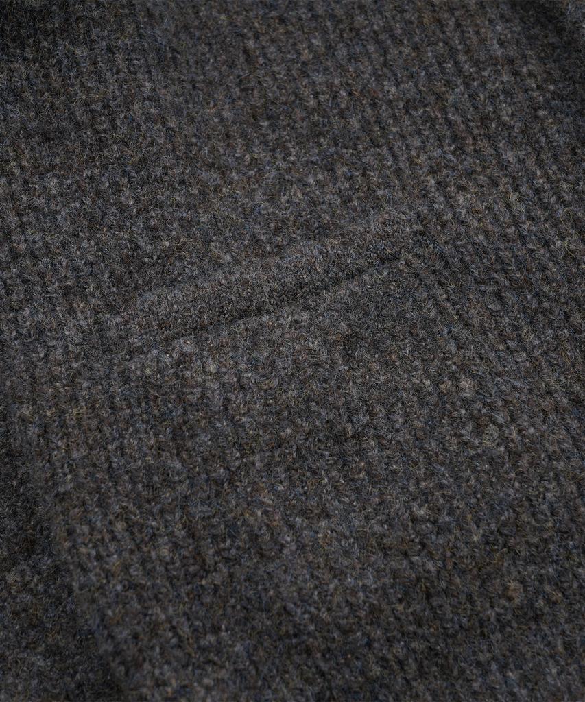 Frizmworks Brushed Wool Round Cardigan _ Brown