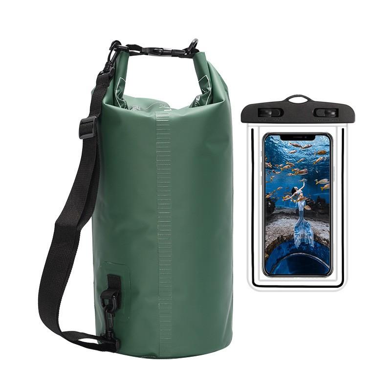 PVC Waterproof Dry Bag Bucket Backpack Beach Swimming Hiking Camping Outdoor Sports 2L-30L