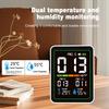 5-in-1 Air Quality Monitor, PM2.5 PM10 PM1.0 Detector with LCD Color Screen, Portable Temperature Humidity Meter for Home Office