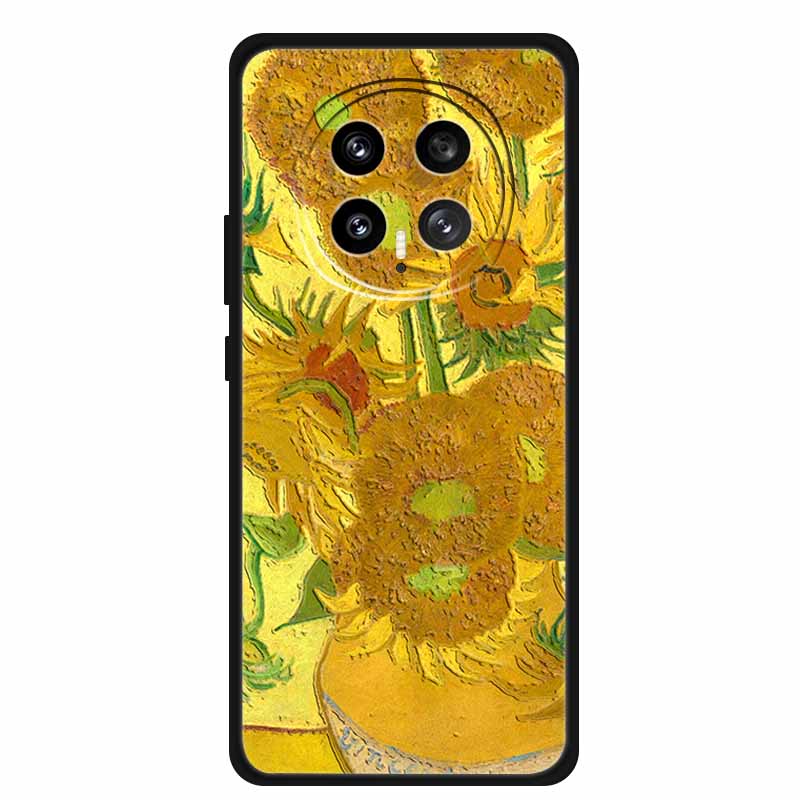 3D Emboss Case For Honor Magic 8 5G Phone Case 8 Pro Flowers Silicone Soft Coque Funda For Honor Magic8 Pro Back Cover Case Bag
