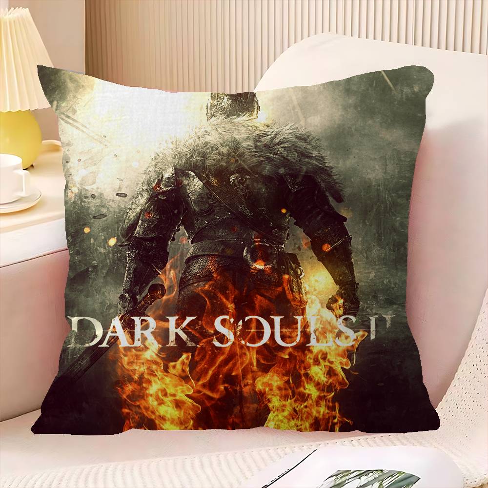 D-Dark S-Souls Game Personalized Pillow Cover Kids Bedroom Wild Party Decor Pillowcase Kid Birthday Shower Gift