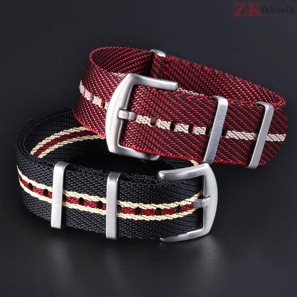 Weiches Nylonarmband für Omega Seamaster 007 Herren Damen Militär Canvas Ersatz Uhrenarmband für Seiko Prospex Uhrenarmband 18mm 20mm 22mm