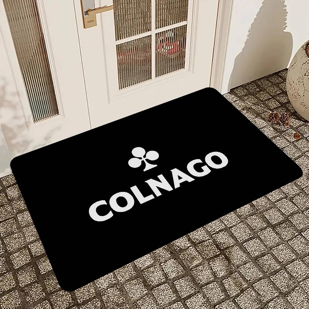 Colnago Logo Room Mats Retro Multiple Choice Living Room Kitchen Rug Non Slip Welcome Rug