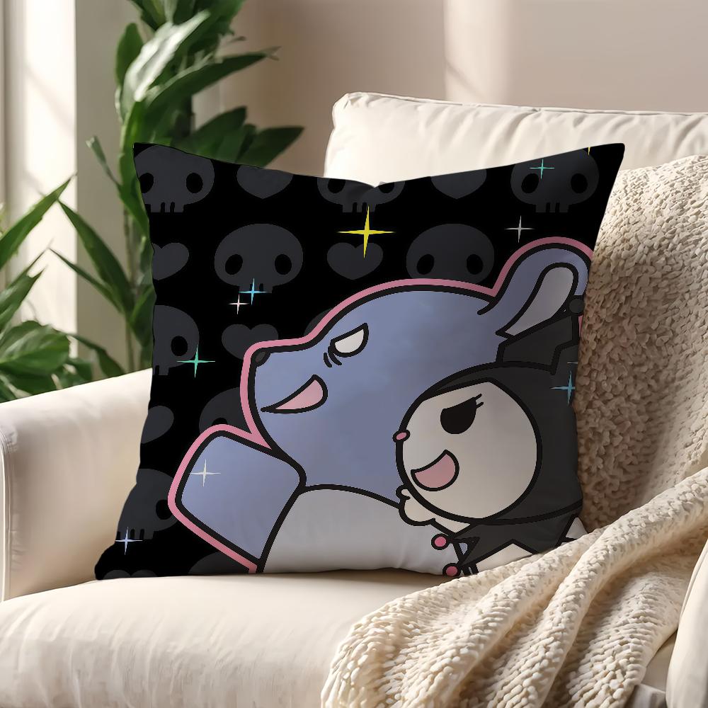 Cute KKuromiS Cool Cartoon cushion cover For Pillow Printing Sofa Decoration Home Car Room Coffee Shop Office Nordic Simplicity