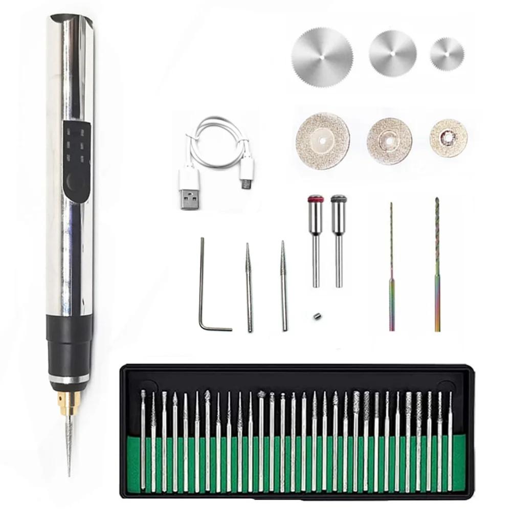 Professional Engraver Drill Machine Electric Drilling Etching Pen 3 Gears Adjustable DIY Power Tools for Ceramic Metal Plastic