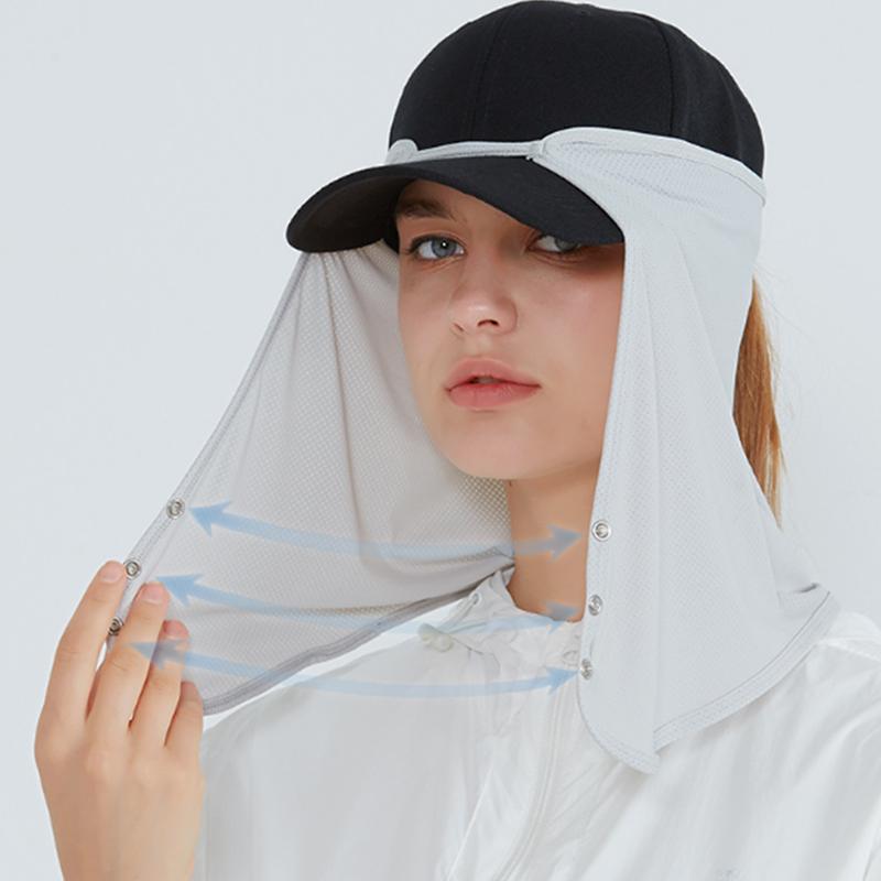 Quick-Drying Fishing Cap Face Neck Sunshade Cap Uv Protection Visor