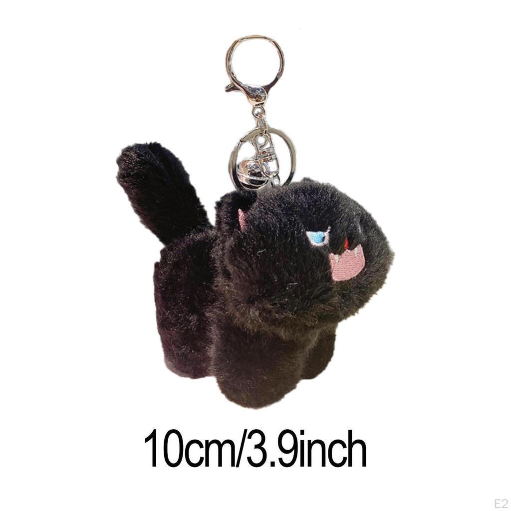 Cat Plush Keychain,Animal Doll Hanging Ornament,Bag Pendant,Cute,Stuffed Keychain Toy for