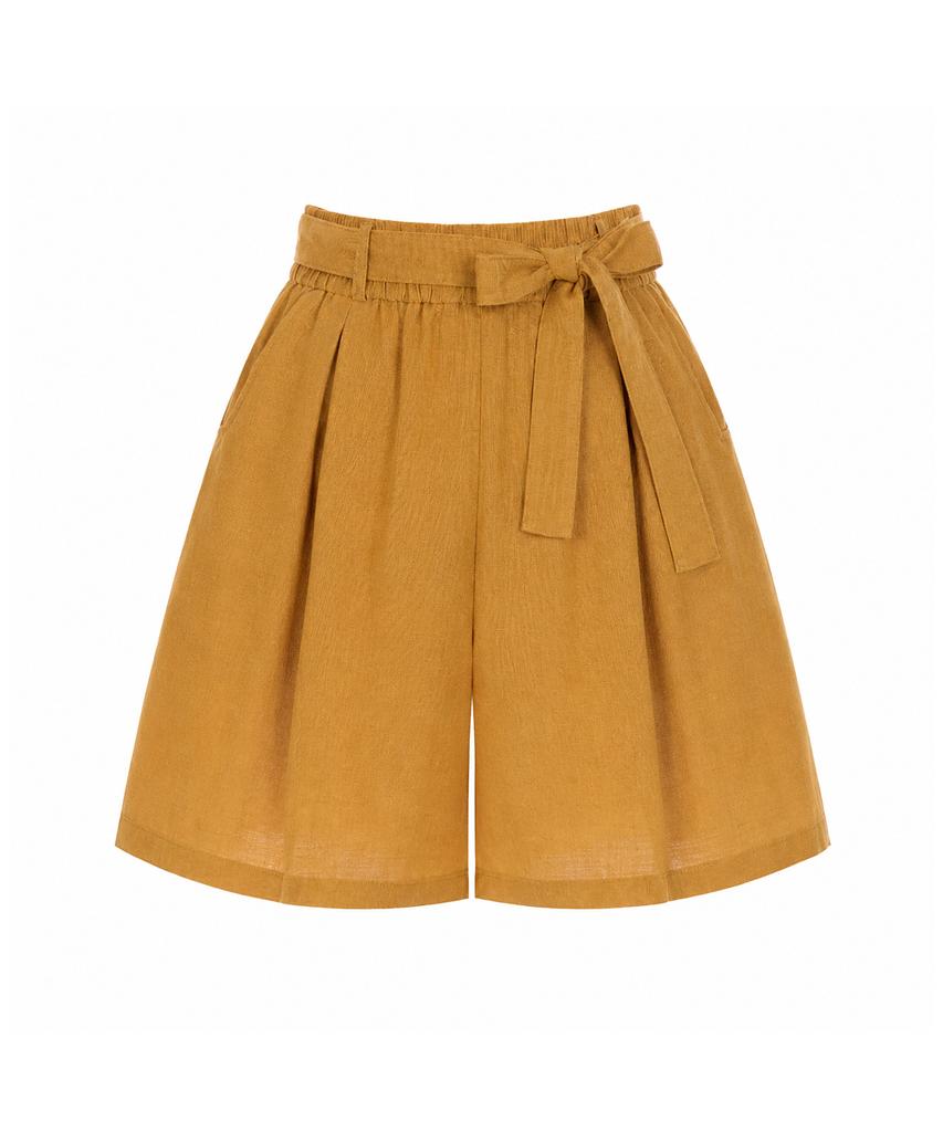PAIGEFLYNN Ribbon Strap Elastic Shorts_P6Bpt030C