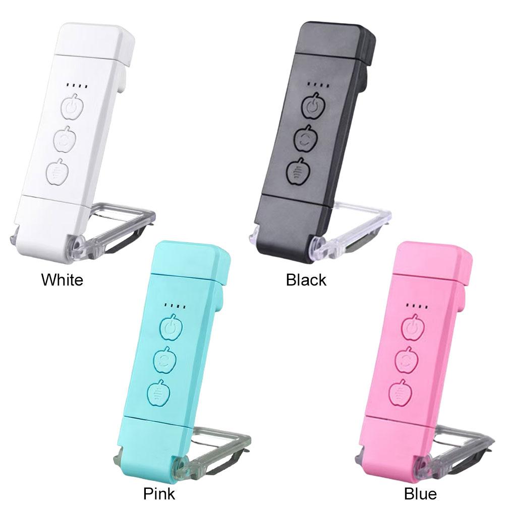USB Rechargeable Portable Clip-on LED Reading Light Eye Care Book Lamp Night Light for Book Lovers Kids