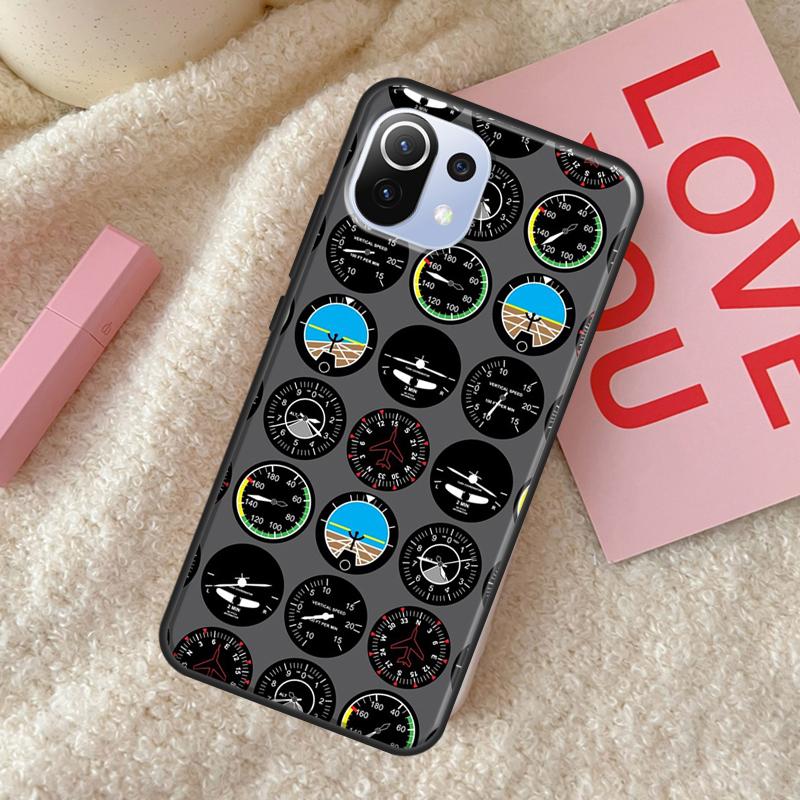 Aviation Aeroplane Pilot Cockpit Case For POCO X5 X3 X4 F5 Pro F3 F4 GT C40 M5s Phone Cover For Xiaomi 13 11T 12T Pro 12 Lite