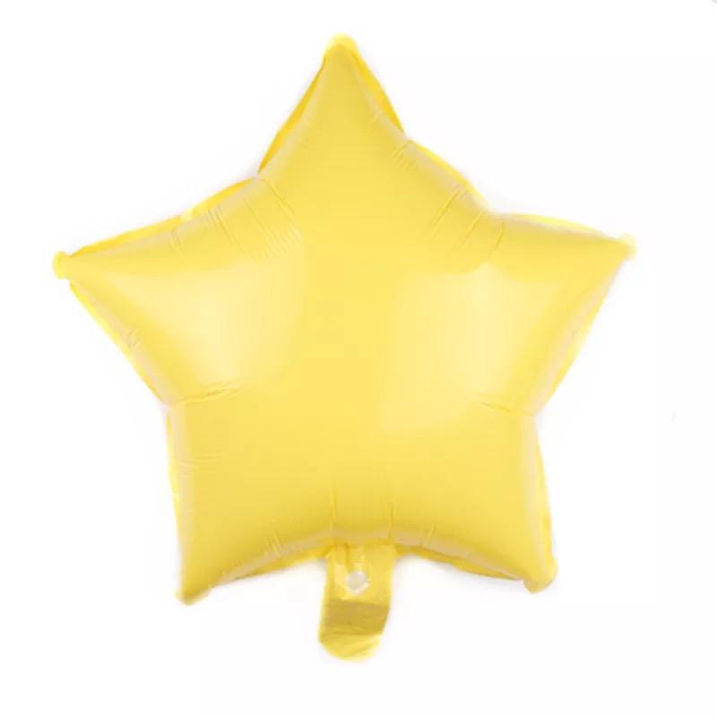 10pcs 18inch Gold Silver Foil Helium Star Balloon Wedding Decoration Baby Shower Kids Birthday Party Pure Air Globos Supplies