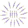 20pcs Bow Knot Twist Ties Biscuits Cookies DIY Baking Bag Ties for Gift Wrapping Weddings Parties