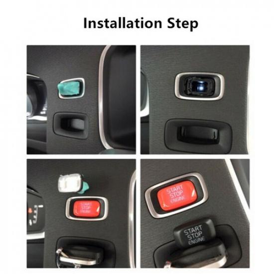 1pcs Car Engine Start Button trim Cover For Volvo V40 V60 S60 XC60 S80 v50 XC70