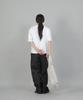 SAINTCREW Pocketless Work Elastic Waist Wide Pants Eww-385 Denim Black