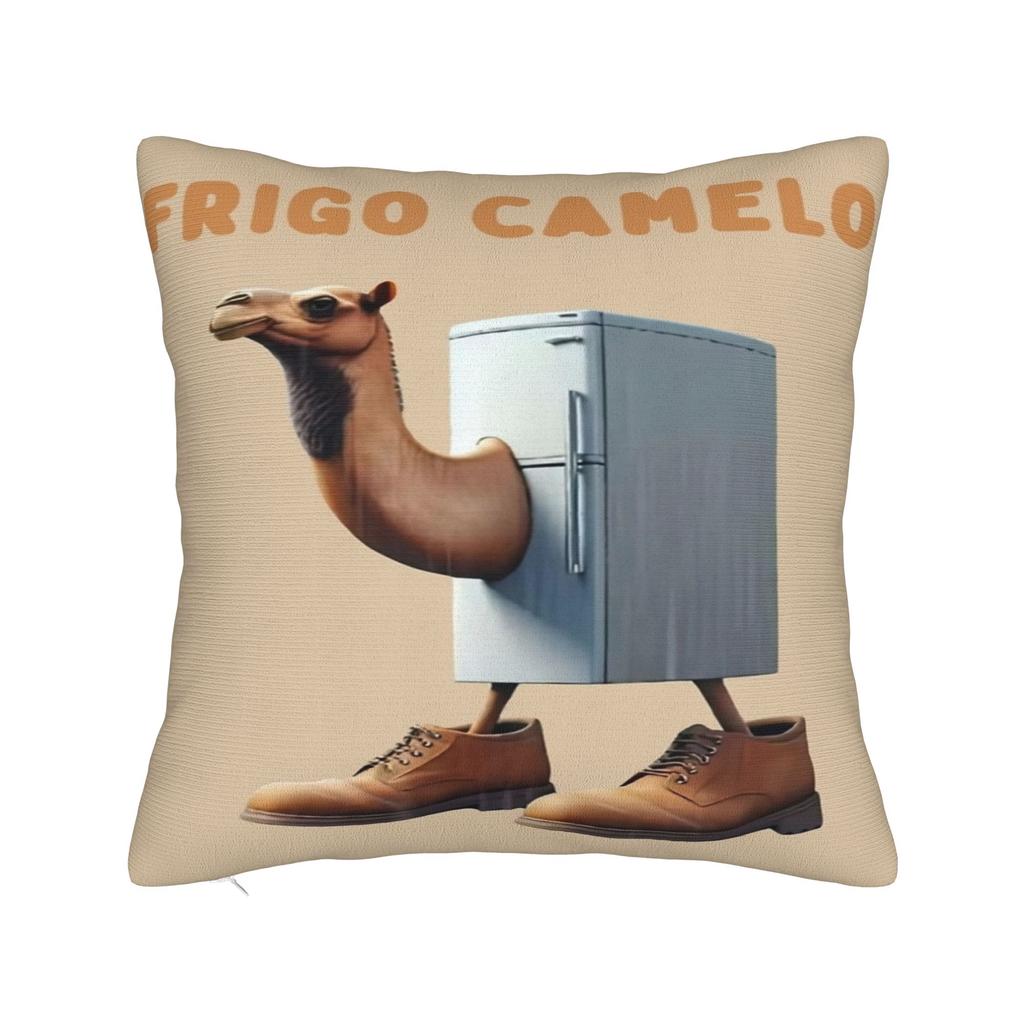 Frigo Camelo Italian Brainrot Anomaly Pillowcase Printed Cushion Cover Decoration  Throw Pillow Case Cover Home Zipper 40*40cm