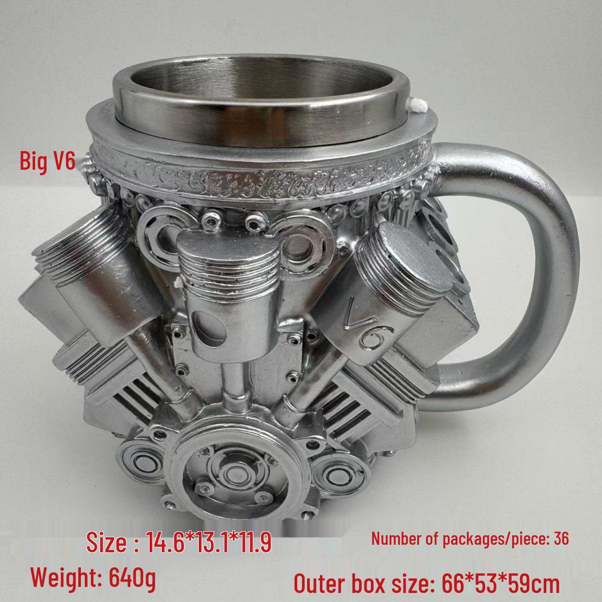 

Кружка-двигатель для трансграничной торговли: V8/V6 Смола 3D Дизайн