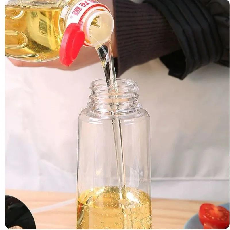 Outdoor BBQ Spray Bottle, Household Kitchen Fryer Atomizing Thickened Oil Can, Oil Plastic Refill Bottle.