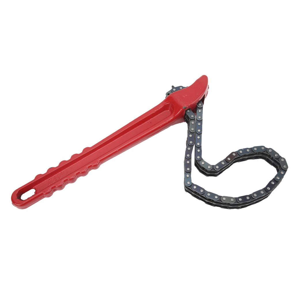 Cheie tip lanț pentru filtru de ulei Metal Universal Potrivire Cheie cu lanț cu clichet pentru îndepărtarea filtrului de ulei