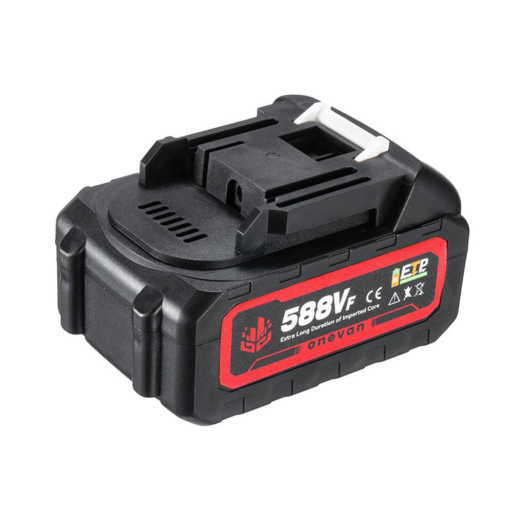 588VF Rechargeable Lithium Ion Battery With Battery Indicator For Makita BL1830 BL1840 BL1850 Power Tool Battery EU Plug