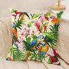 Parrot Colorful Cushion Cover Pillowcase Ultra Soft Skin Friendly Fabric Cloud Like Comfort & Concealed Zipper