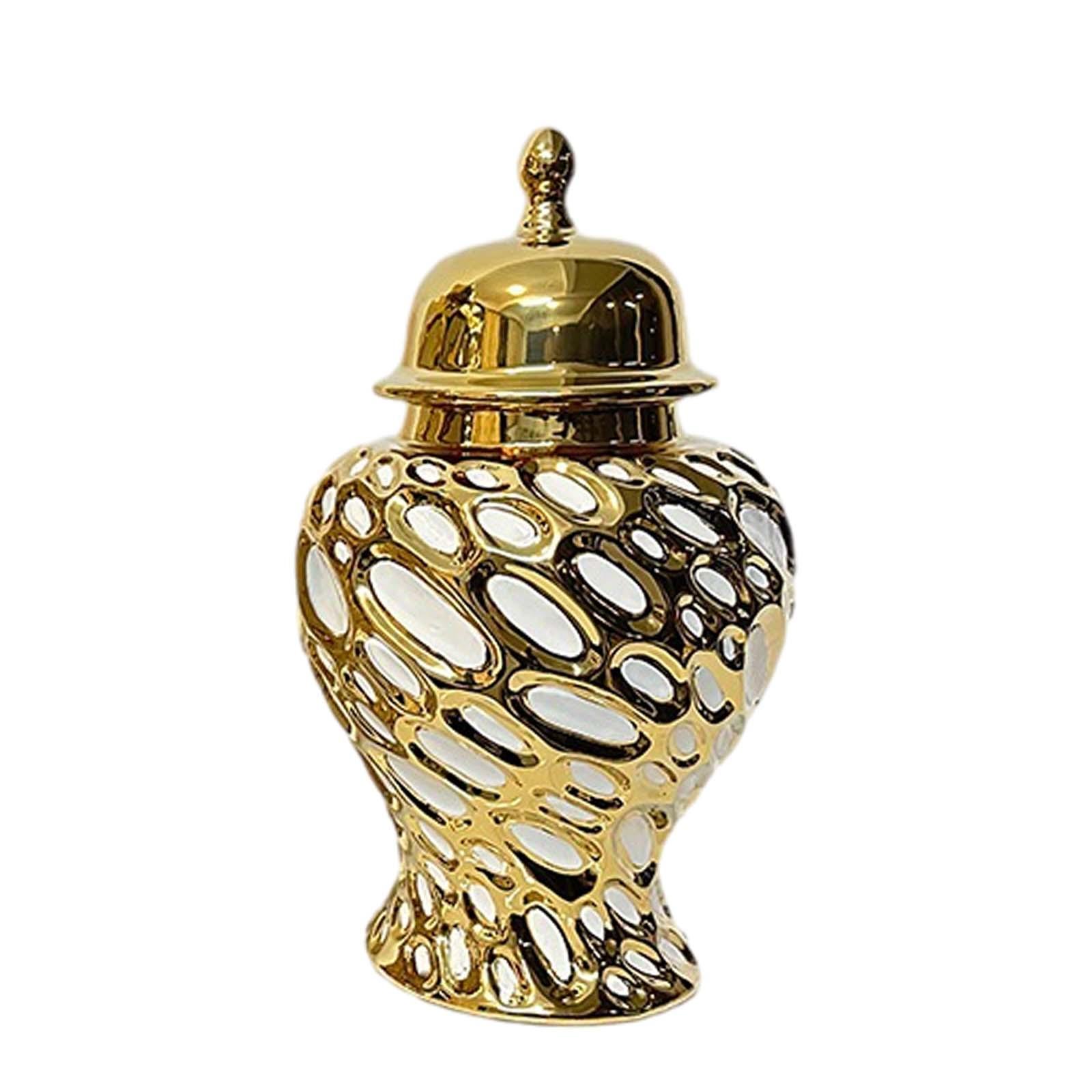 

Фарфоровая банка для хранения имбиря, декоративная банка в китайском стиле с крышкой, центральный элемент стола, керамическая ваза для цветов для свадьбы, спальни