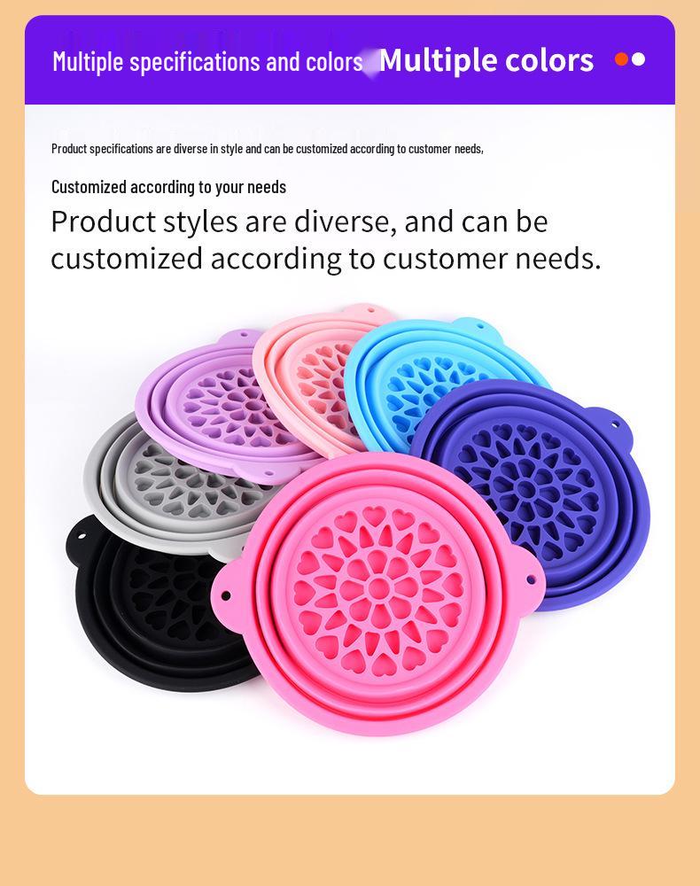 Foldable Silicone Pet Food and Water Bowl for Dogs