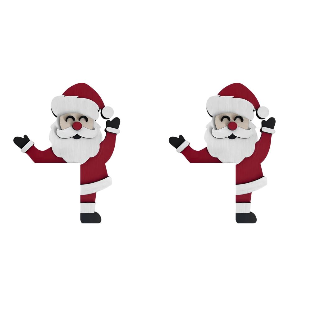 Świąteczne Nakładki na Drzwi Dekoracja Zimowa Świąteczna Dekoracja Narożnika Drzwi Znak Narożnika Drzwi Dekoracja na Aktywności Świąteczne Ornament