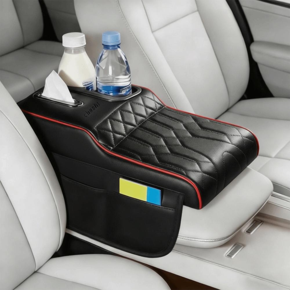 Portable Armrest Pad PU Leather Elbow Support Pad Durable Car Armrest Pillow Universal