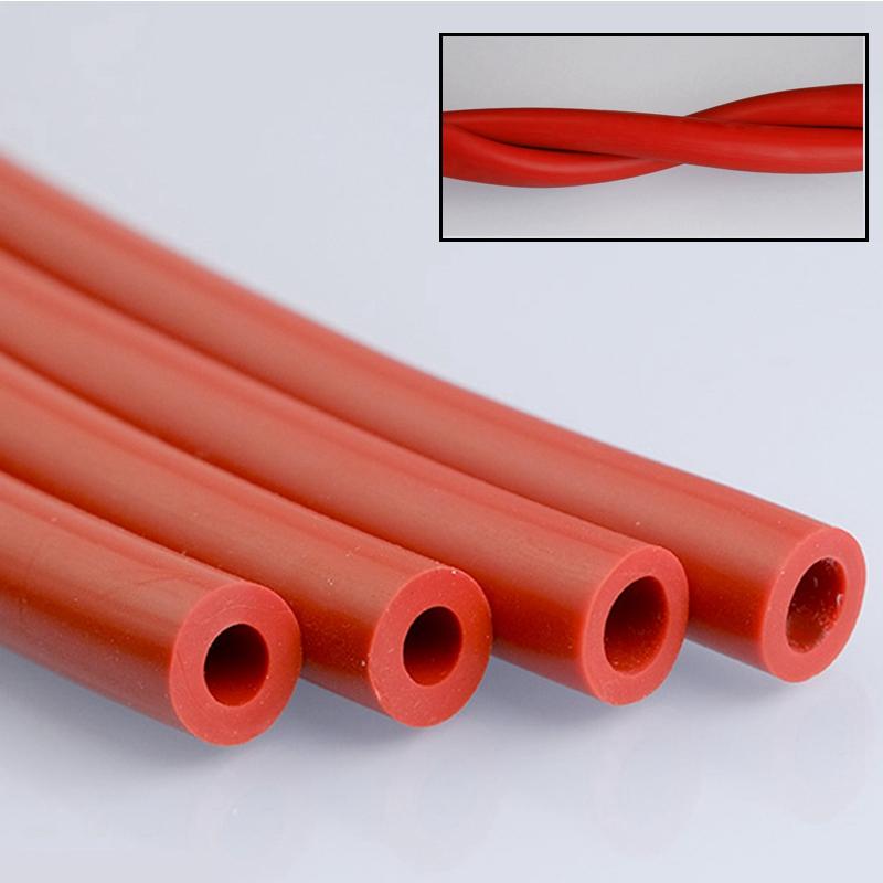 1/3/5M I.D2~32mm Orange Red Silicone Tube Heat Resistant Automobile Fuel Tank Pipe Vacuum Cooling Tube Air Pump Soft Rubber Hose