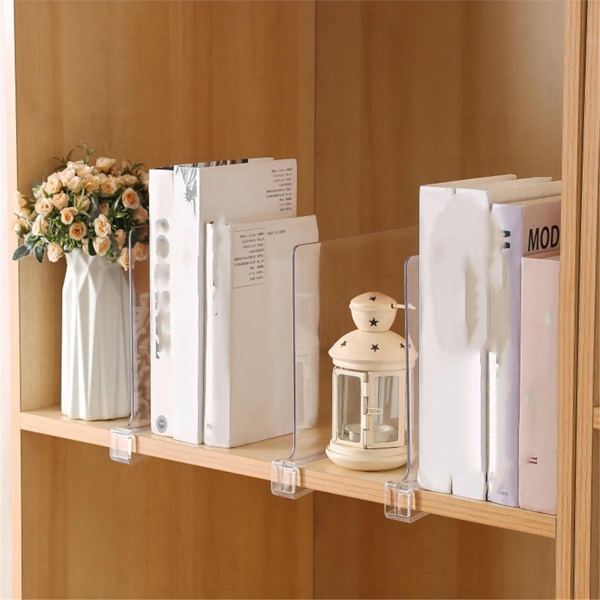 

Clear Closet Shelf Bookcase Divider Home Use Wardrobe Shelf Bookcase Divider Baffle Commodity Storage China Mainland