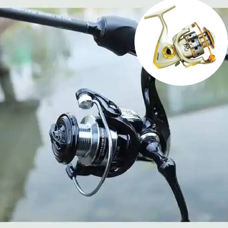 Metal Spinning Reel With Aluminum Alloy Construction For Freshwater Fishing Enthusiasts