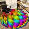 1pc Colorful Sphere Chair Carpet for Office Non-Slip, Machine Washable Rug for Office, Room - Holiday Decor, Machine Made Yy251016135