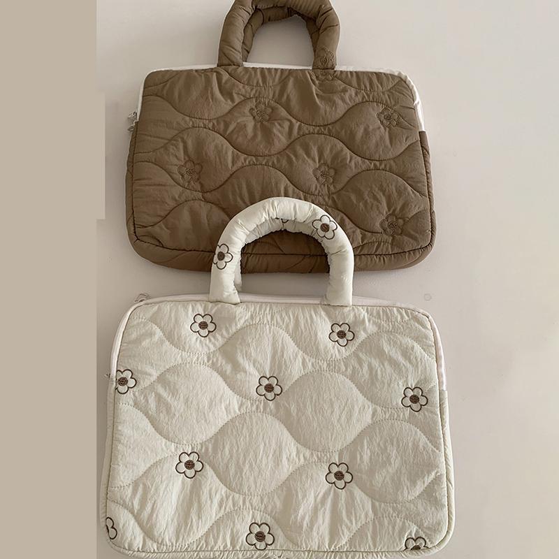 Flower Laptop Computer Sleeve Bag For 13/11Inches For Macbook For Lenovo Thinkpad For Dell For Hp Protective Handbag Case Cover