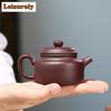 100ML Exquisite Yixing Purple Clay Teapots Handmade Pot Raw Ore Purple  Mud Kettle Chinese Zisha Tea Set Tea Items Accessories