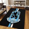 TSV 1860 Munich Flannel Pattern Square Carpet,Area Rug,Carpet Rug for Living Room Bedroom Sofa Playroom Decor,Non-slip Floor Mat