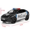 1:32 Model Y Polizeiauto Legierung Metall Druckguss Modellauto Zuhause Trendige und Desktop-Display Ornamente Geburtstagsgeschenk Spielzeug