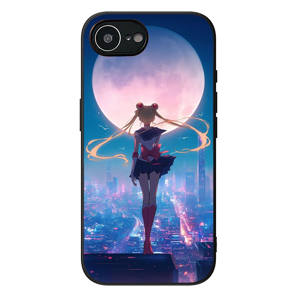 S-Sailors Wallpaper Moon Phone Cover for Motorola Moto Edge 50 30 Fusion 40 NEO Ultra Pro E14 G20 E15 G35 G84 G13 G53 Soft Case
