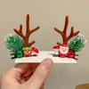 Pinza para el Pelo Colorida Orejas de Ciervo Navideñas Pinza para el Pelo Diadema Diadema de Moda para Niñas Tocado de Halloween Accesorios para el Cabello