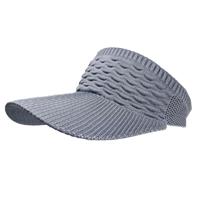 Spring-Summer Korean-European Trendy Flyknit Fish Scale Sun Hat - Transparent Design