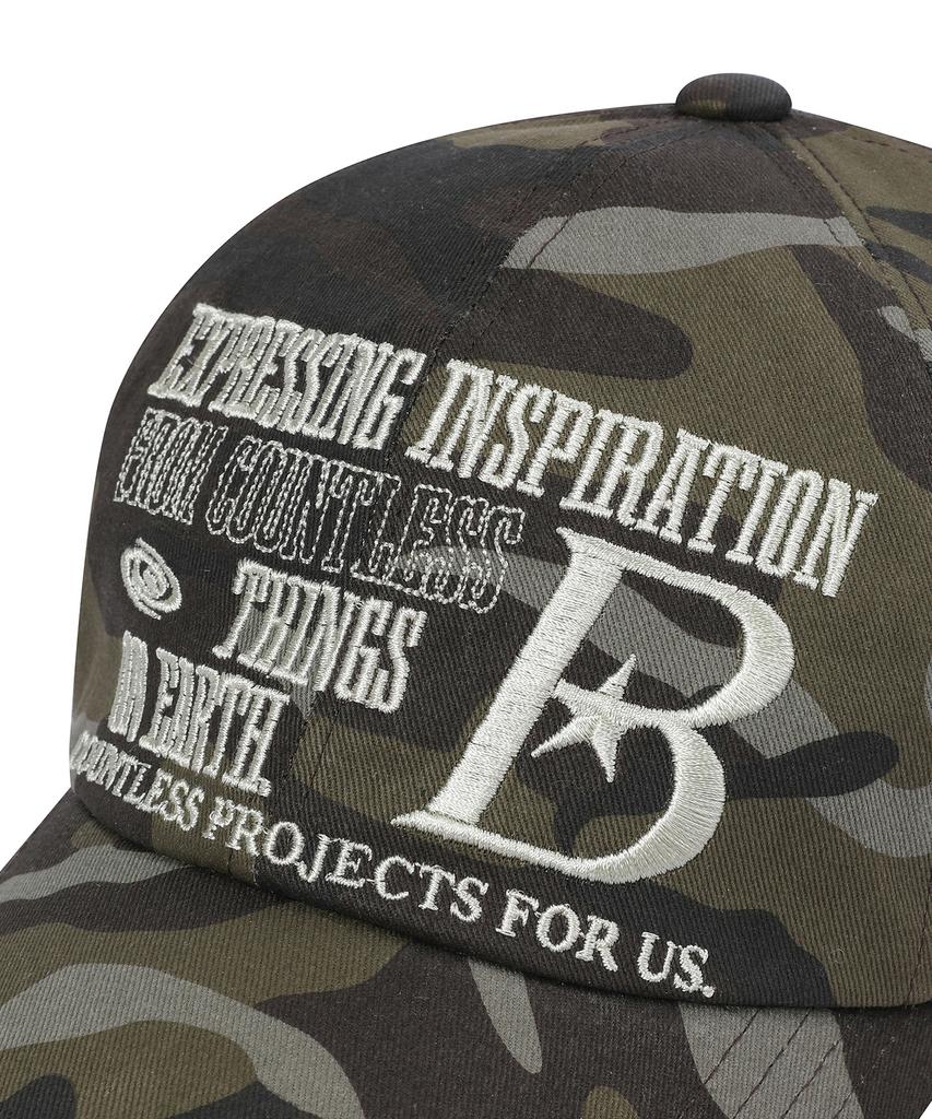 BAUF B Logo Ball Cap [Camo]