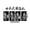 Xiaoxia Soldier 300A Wei Shu Wu Han Three Kingdoms Romance Ancient Assembled Figurine Children'S Building Block Toy