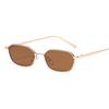 Trendy Small Square Sunglasses Woman Brand Designer Fashion Luxury Sunglasses  Women's Vintage Steampunk Metal Frame Eyewear