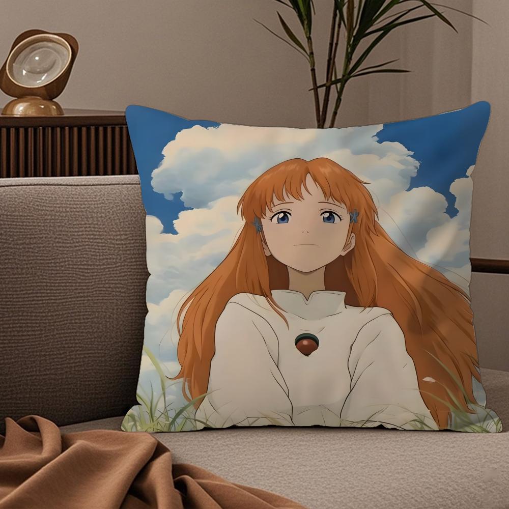 

Anime B-Bleach Pillow Case Silky Elegant Comfort Sofa Bed Invisible Zipper 30cmx30cm
