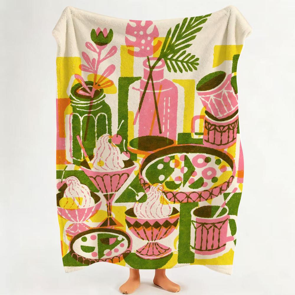 

Illustrator J Jovaney Hollingsworth Throw Flannel Throw Blanket Suitable for Sofa Living Room Bedroom 75cmx90cm