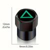 Universal Airtight Seal Stem Caps with Pattern Car Wheel Tire Valves Stem Caps Tire Accessory Car Tyre Air Pressure Caps