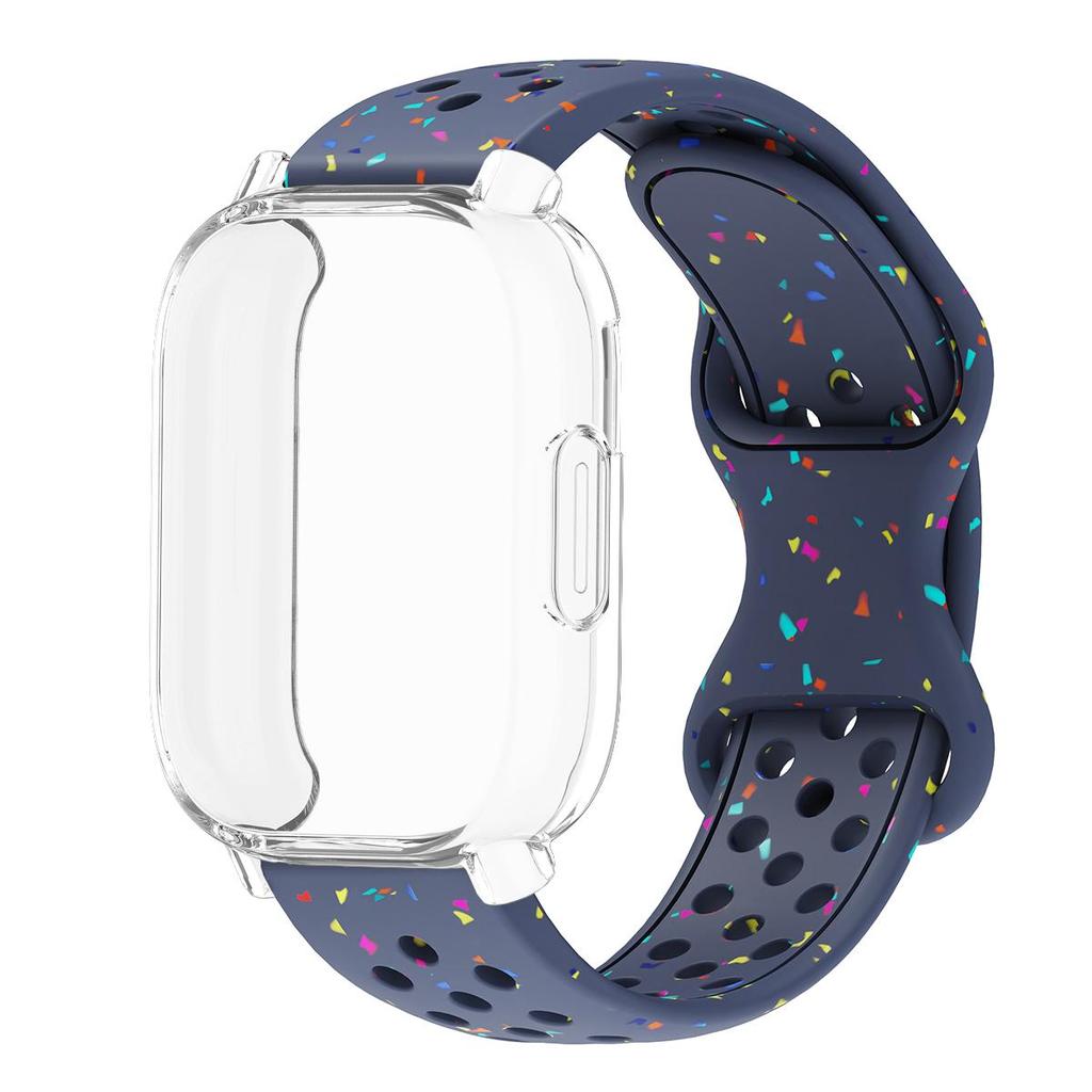 Řemínek+Pouzdro Pro Xiaomi Redmi Watch 5 active 5 Lite Ochranný Kryt Celý Displej TPU Měkký Kryt a Silikonový Prodyšný Sportovní Pásek