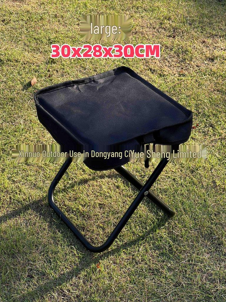 Draagbare Opvouwbare Kruk & Etui Combo - Compacte Buitenstoel & Clutch Tas