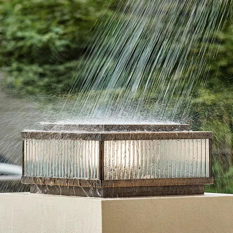 Oeny Outdoor Copper Pillar Light