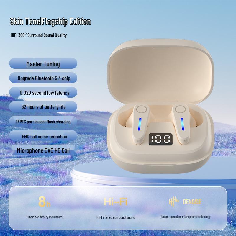 2026 Touch Bluetooth Earbuds for Apple, Xiaomi, Vivo - Super Long Battery Life, In-Ear Design