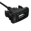 Extension Cable USB Adapter Black Car Center Console